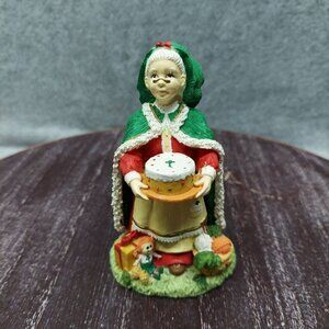 Mrs. Irish Father Christmas Figurine From The International Santa Claus Collecti